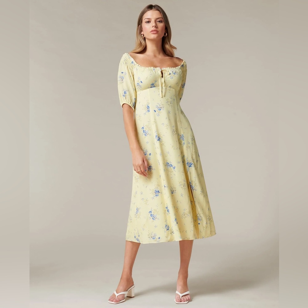 Ever New Carla Off-Shoulder Midi Dress